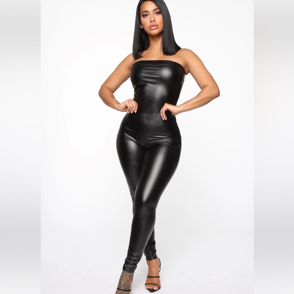 Leather Jumpsuit